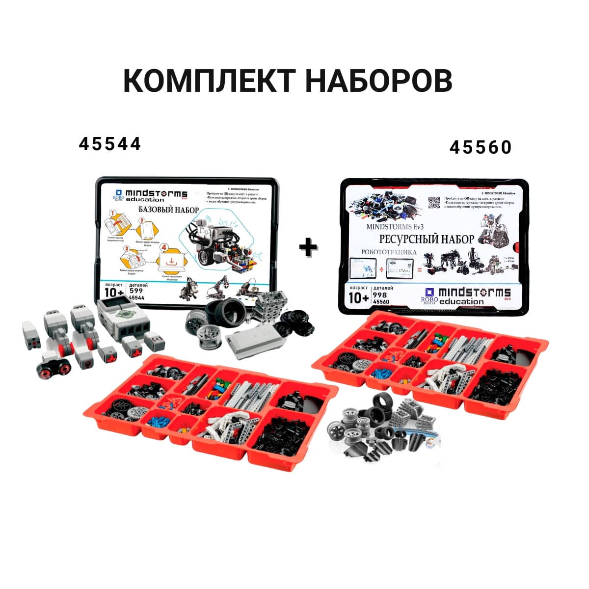 Комплект MINDSTORMS EV3 + Ресурсный набор